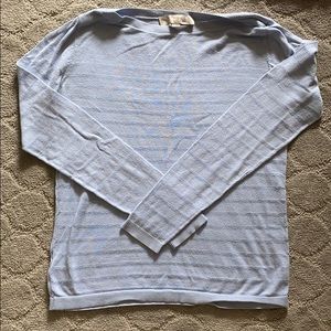 Light blue sweater top